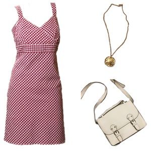 Faded glory red and white dress! ♥️